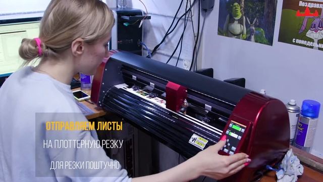 Цифровая печать наклеек с потерной резкой смотреть онлайн