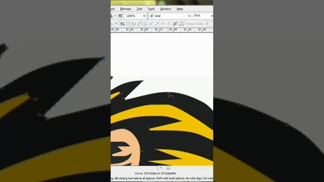 this is how you can quick trace an raster image in Coreldraw #tricks #tutorial #coreldraw #graphics смотреть онлайн