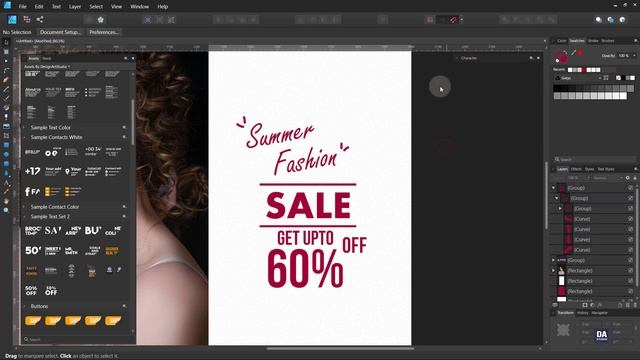 New Banner Design - Affinity Designer Tutorial смотреть онлайн