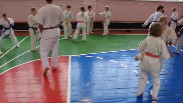 Клуб "Сакура" экзамен 18.11.2012 Кекусин-кан каратэ смотреть онлайн