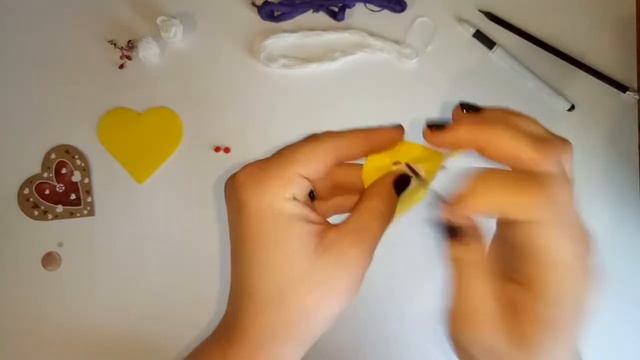 Мастер-класс "Изготовление сувенира "Сердце" из фетра" смотреть онлайн