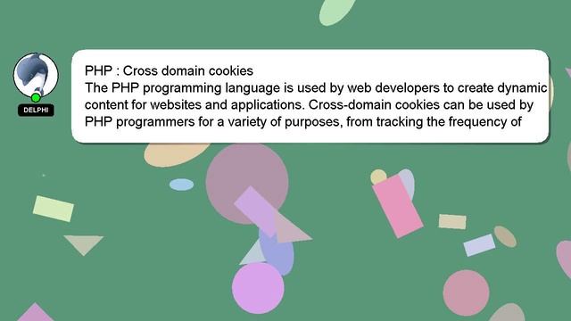 PHP : Cross domain cookies смотреть онлайн