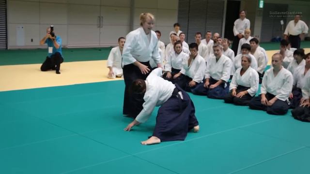1 Занятие айкидо. Жанет Клифт