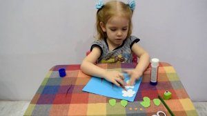 Аппликация для детей из бумаги.  Весна.  Поделки своими руками.