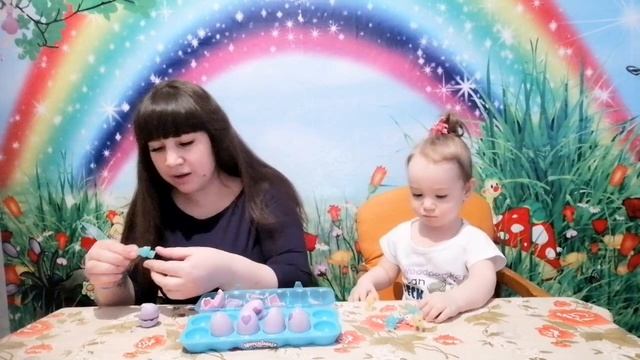 Алиса с мамой распаковка Hatchimals | Хетчималс маленькие яйца | Обзор и распаковка яйца Hatchimals
