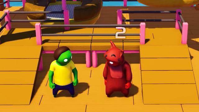 ПОПАЛСЯ В ЛОВУШКУ!!! УГАР В GANG BEASTS!!! смотреть онлайн