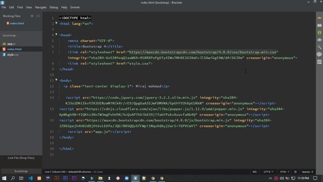 Introduction of Bootstrap 4 and Setup || Miraj Mahmud смотреть онлайн