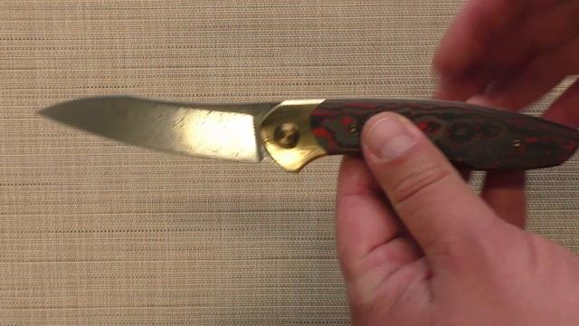 Самый дорогой складной нож на Ламнии. RUSSKIY CUSTOM DAMASTEEL Cheburkov Knives