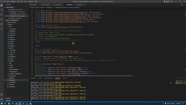 Django crash course for beginners + /Image upload and ckeditor Richtext for admin panel/ смотреть онлайн
