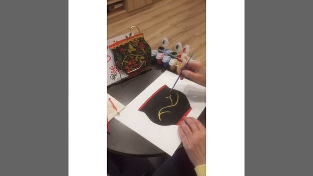 Рисование Хохломская роспись Для детей 5-6 лет смотреть онлайн