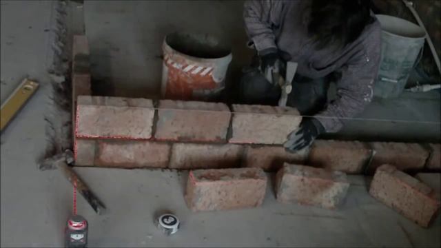 кирпичная кладка стен ванной комнаты. смотреть онлайн