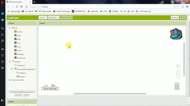 MIT APP INVERTOR #18... Listpicker Tutorial In Tamil