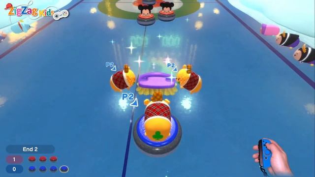 Disney Tsum Tsum Festival | Tsum Curling | ZigZag Kids смотреть онлайн