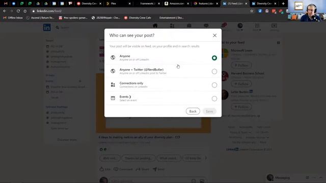 How To Share A LinkedIn Post from the Main Feed or a Company Page смотреть онлайн