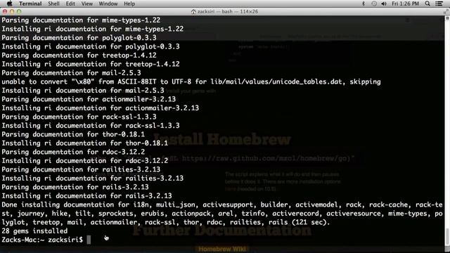 ติดตั้ง ruby / rails / postgresql บน mountain lion (osx 10.8) смотреть онлайн
