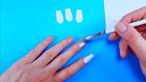 DIY - HOW TO MAKE WATERPROOF FAKE NAILS FROM "PAPER" AT HOME - NAIL HACK