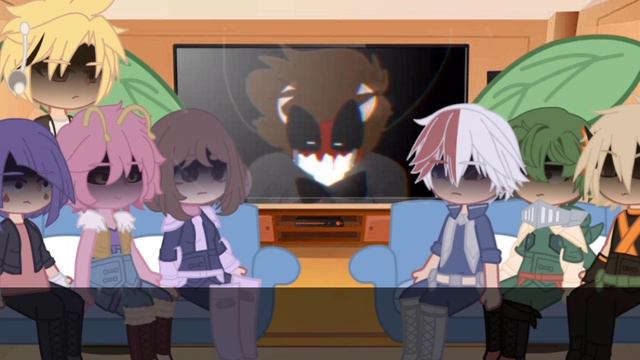 реакция мга на семью афтонов 1/3//Bnha/mha React To Afton Family