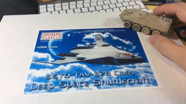 Fantastic Plastic 1:288 scale Avatar Deep Space Shuttlecraft. Brief overview смотреть онлайн
