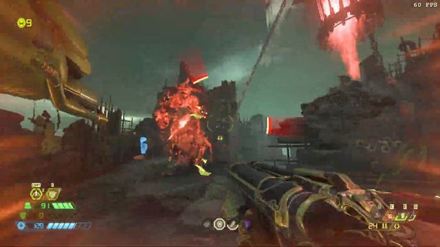 DOOM Eternal The Ancient Gods Part 1 Nightmare Blood Swamps morning warm up session xD смотреть онлайн