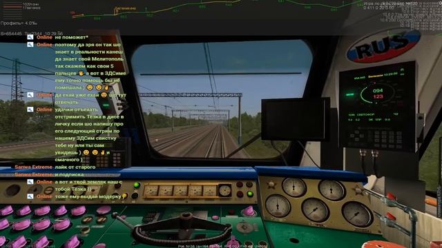 ZDSimulator - multiplayer № 83 . Скорый пассажирский поезд № 120В Белгород - Санкт-Петербург смотреть онлайн