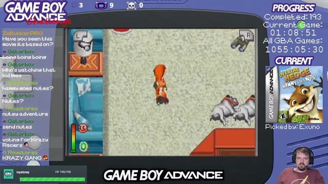 Over the Hedge: Hammy Goes Nuts! (GBA Challenge #195) (Let's Play) смотреть онлайн