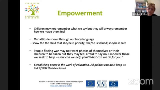 Webinar “Supporting the linguistic integration of young refugees from Ukraine” смотреть онлайн