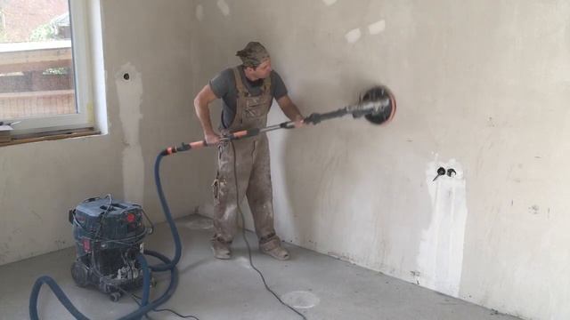 Шлифовка стен ЖИРАФОМ