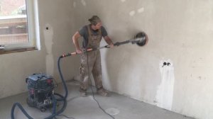 Шлифовка стен ЖИРАФОМ