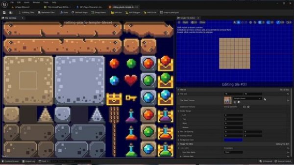 Using the Tiled Map Editor with Unreal Engine 5 and Paper 2D