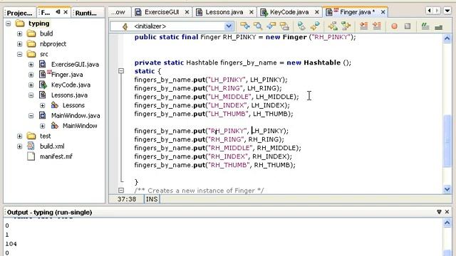 Урок №175. Java. Храние информации о пальцах смотреть онлайн