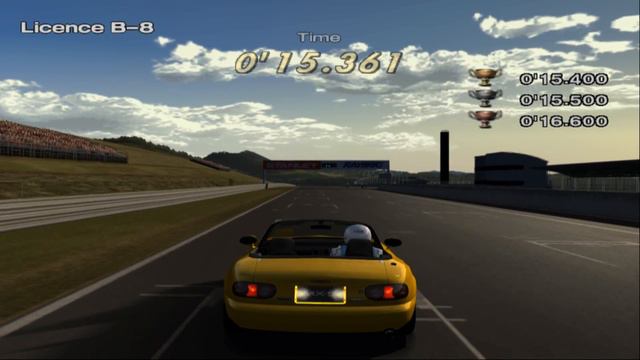 Gran Turismo 4 License B-8 Gold смотреть онлайн