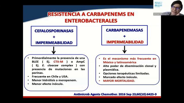 "Mecanismos de resistencia en bacterias Gram-negativas" Dr. Germán Esparza смотреть онлайн