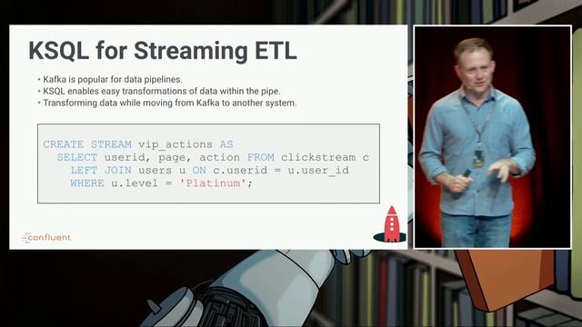 Processing Streaming Data with KSQL - Tim Berglund смотреть онлайн