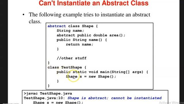 Abstract Class and Methods in Java, II B.Sc(CS) & BCA, R.A.College for Women, Tiruvarur смотреть онлайн