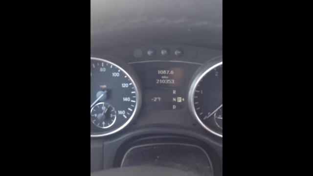 MERCEDES GL320 CDI COLD START AT -38F смотреть онлайн