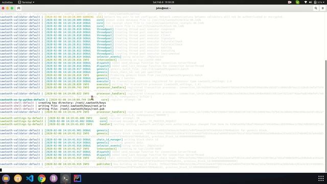 Setting up Sawtooth Development Environment | Hyperledger | Docker | Programming with John смотреть онлайн