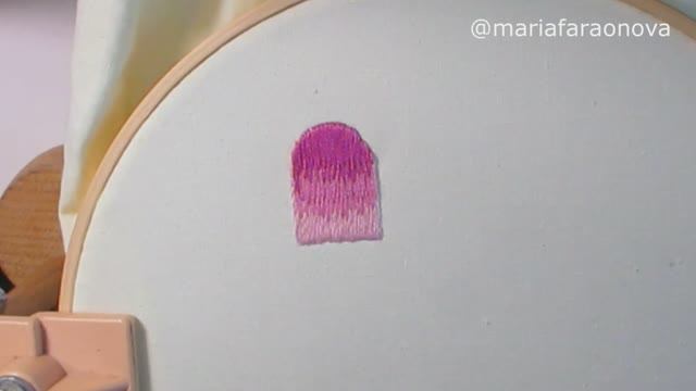 Вышивка гладью для начинающих/1 урок/базовые длинные и короткие стежки смотреть онлайн