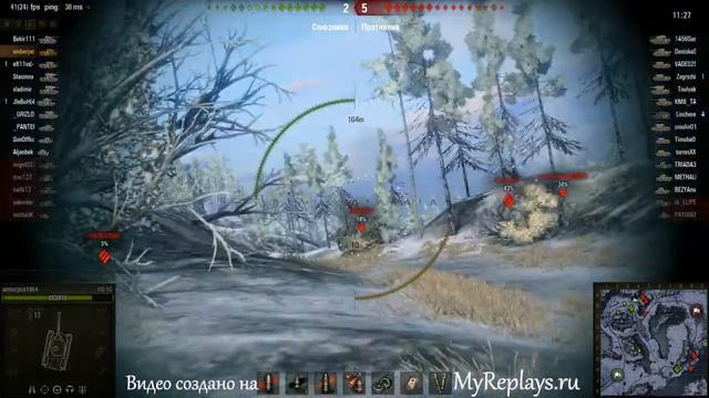 WOT: Заполярье - КВ-1С - 6 фрагов - смотреть онлайн