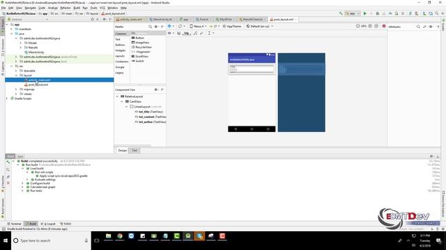Kotlin Android Tutorial - Retrofit2 and RxJava смотреть онлайн