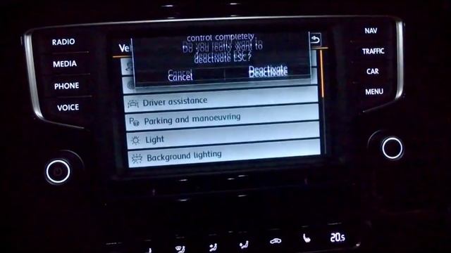 VW Passat B8 - Full ESC System Deactivation - Vključitev Možnosti Za Izključitev ESP Sistema