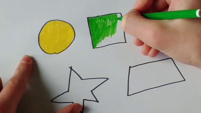 Bolalar Uchun Shakllar Rasm Chizish | Рисование фигур для детей | Drawing Shapes For Children