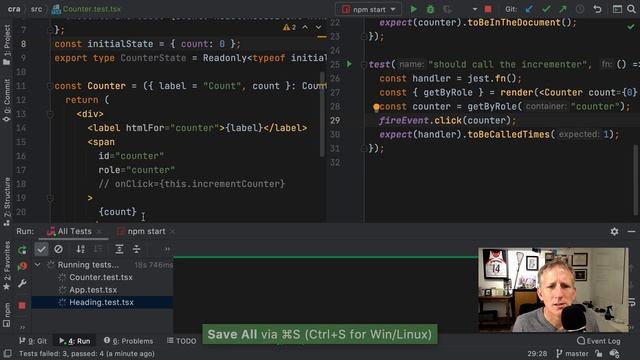 10/10 React, TypeScript, and TDD Tutorial: Presentation Components смотреть онлайн