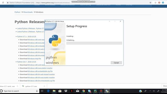 Python download and setup in Windows 64 bit смотреть онлайн