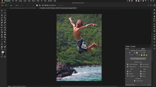 One Click Background Removal in Photoshop - Docma Freistellen Tutorial #1 смотреть онлайн