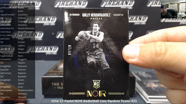 7/13/2018 2016-17 Panini NOIR Basketball Case Random Teams #21 смотреть онлайн