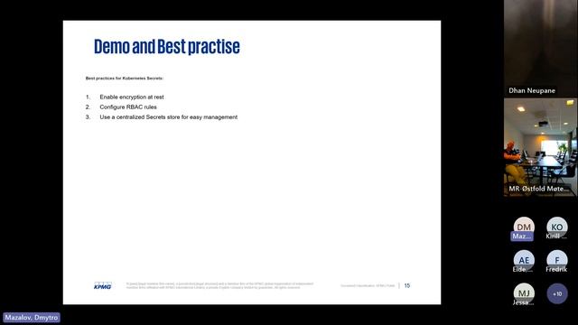 AUG Norway - Virtual Lunch Meetup - June 2023 - Dmitry Mazalov - Kubernetes Secrets and Az Key Vaul смотреть онлайн