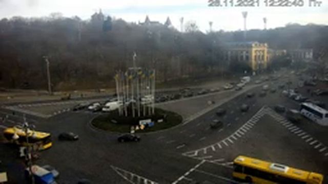 Веб-камера Киев Европейская площадь + Майдан 2021 11 26 смотреть онлайн