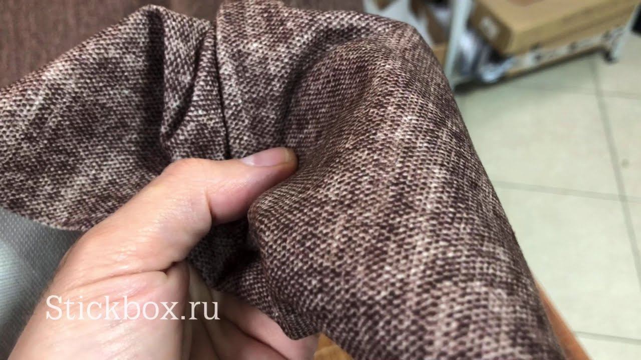 Велюр мебельный, Аква коричневый 07