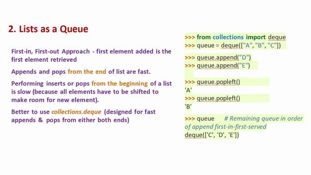 Python List as Stack vs Queue vs Comprehension vs Nested Comprehension | Python Interview Questions смотреть онлайн