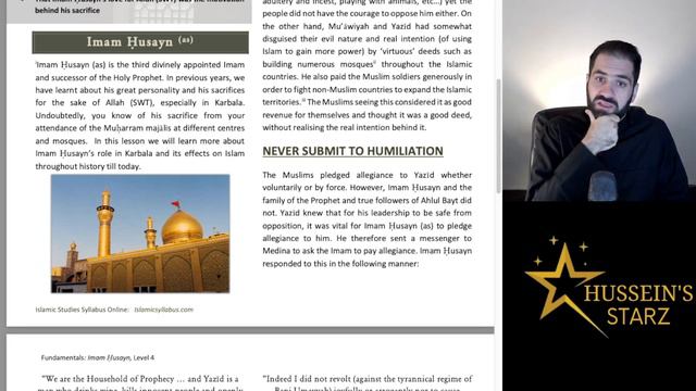 Hussein`s Starz | Lesson 10 | Last Class | Imam Hussein (as) Message смотреть онлайн